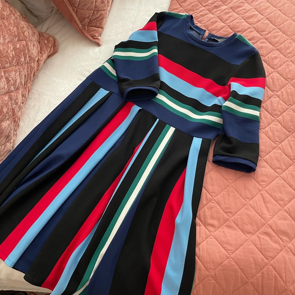 Eloquii Striped Dress